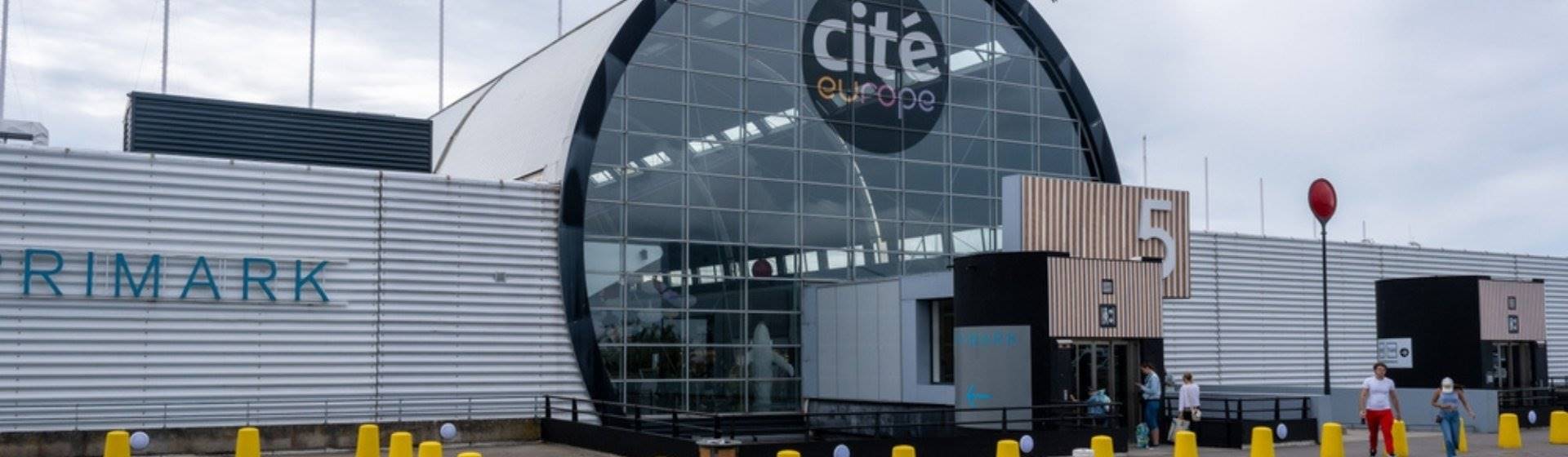 Entrance of Cité Europe shopping mall