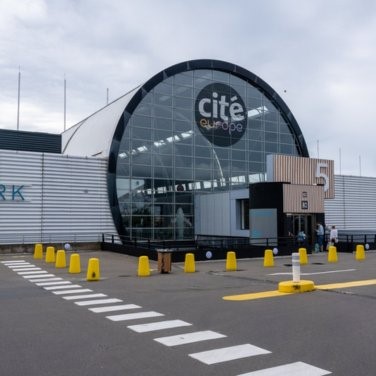 Entrance of Cité Europe shopping mall
